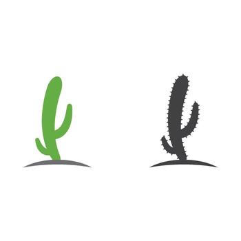 Cactus Icon design template vector