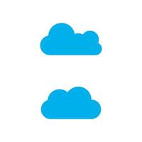 Cloud template icon illustration vector