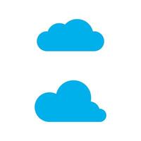 Cloud template icon illustration vector