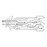 Circuit illustration design vector