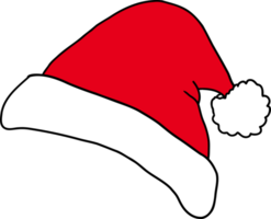 Santa rosso Natale cappello. png