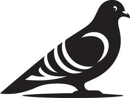 sencillo paloma vector silueta negro color, blanco antecedentes 28