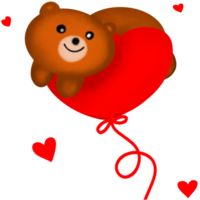 osito de peluche oso san valentin día dibujo png