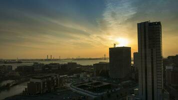 Stadtbild Aussicht Tag Zeit Againts Himmel video