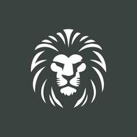 Diseño de ilustración de plantilla de vector de logotipo de cabeza de león