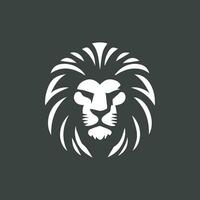 Lion Head Logo Vector Template Illustration Design