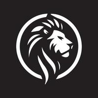 Lion Head Logo Vector Template Illustration Design