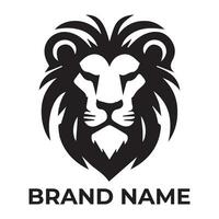 Lion Head Logo Vector Template Illustration Design