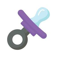 Grab this beautifully designed icon of pacifier, nipple vector design