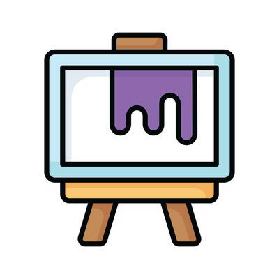 Art, canvas, drawing, easel, equipment, painting, stand icon - Download on  Iconfinder