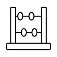 Primary counting education, amazing vector of abacus, mathematical calculating frame