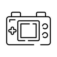 Game console or game controller, computer gaming, gamepad vector, icon of joystick gamepad vector