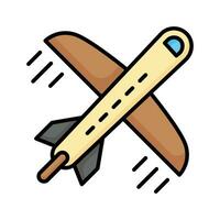 Toy airplane vector design, download this premium icon of flight