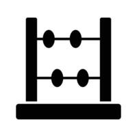 Primary counting education, amazing vector of abacus, mathematical calculating frame