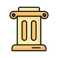 descargar esta prima icono de romano y griego antiguo columna, Listo a utilizar vector