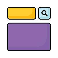 Take a look at this beautifully designed website wireframes, wireframing, layout, template icon vector