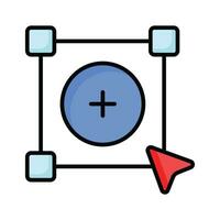 An amazing icon of add button in modern design style vector