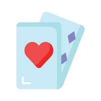 Check this beautifully designed icon of playing cards in trendy style vector