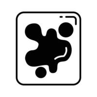 Paint of card showing concept vector of card design