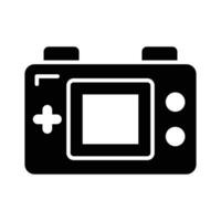 Game console or game controller, computer gaming, gamepad vector, icon of joystick gamepad vector