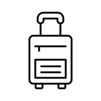 Carefully crafted icon design of luggage bag in trendy style, travel baggage vector customizable design