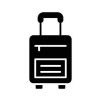 Carefully crafted icon design of luggage bag in trendy style, travel baggage vector customizable design