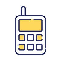 Toy phone vector design in trendy design style, ready to use icon