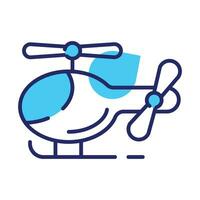 Download this stylish icon of helicopter toy, ready to use vector