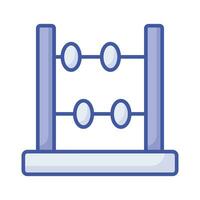 Primary counting education, amazing vector of abacus, mathematical calculating frame