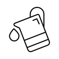 Paint bucket flat icon ready to use in web and mobile apps vector