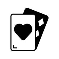 Check this beautifully designed icon of playing cards in trendy style vector