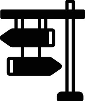 Solid icon for indication vector