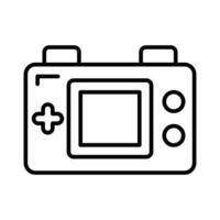 Game console or game controller, computer gaming, gamepad vector, icon of joystick gamepad vector