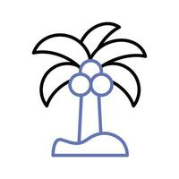 Beautiful vector of coconut tree in modern style, easy to use in web, mobile apps and all presentation projects