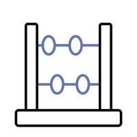 Primary counting education, amazing vector of abacus, mathematical calculating frame