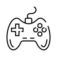 Game console or game controller, computer gaming, gamepad vector, icon of joystick gamepad vector