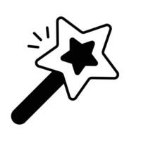 Magic wand stick vector, get hold on this amazing icon of magic stick vector