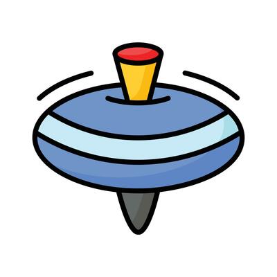 Spinning Top Vector Art, Icons, and Graphics for Free Download