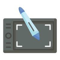 Check this beautiful icon of graphic tablet in trendy design style, drawing tablet vector