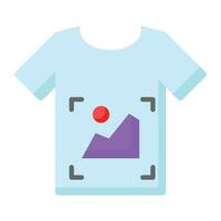 An Amazing icon of t shirt design, t shirt printing vector design