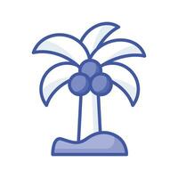 Beautiful vector of coconut tree in modern style, easy to use in web, mobile apps and all presentation projects