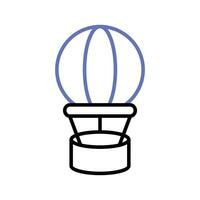 Creatively designed vector of hot air balloon, enjoy the adventure of hot air ballooning