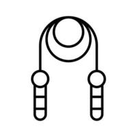 Check this amazing icon of skipping rope, fitness string, ready to use vector