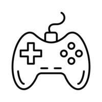 Game console or game controller, computer gaming, gamepad vector, icon of joystick gamepad vector