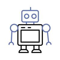 Premium icon of robot toy vector in modern design style