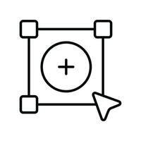 An amazing icon of add button in modern design style vector