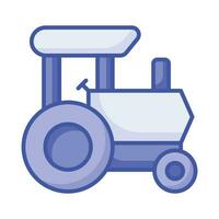 un increíble icono de tractor juguete en de moda diseño estilo, Listo para prima utilizar vector