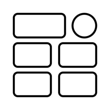 tomar un Mira a esta hermosamente diseñado sitio web estructuras alámbricas, estructura alámbrica, disposición, modelo icono vector