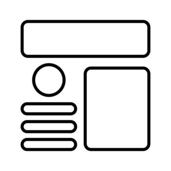 tomar un Mira a esta hermosamente diseñado sitio web estructuras alámbricas, estructura alámbrica, disposición, modelo icono vector