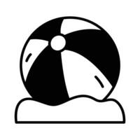 Beach ball vector design, for summer and beach, leisure and fun time